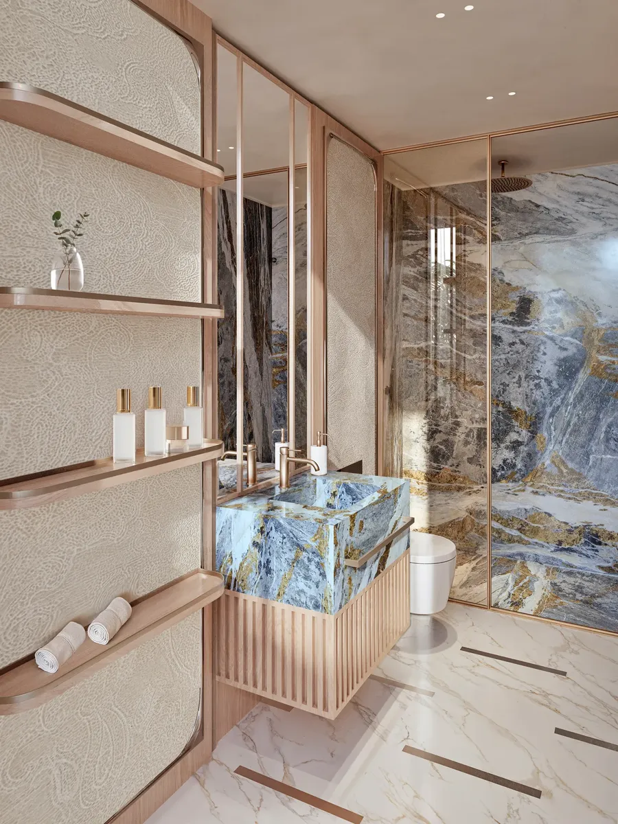 4-bedroom penthouse, 385 sqm