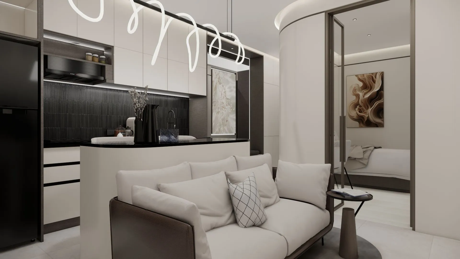 1-bedroom condo, 51 sqm