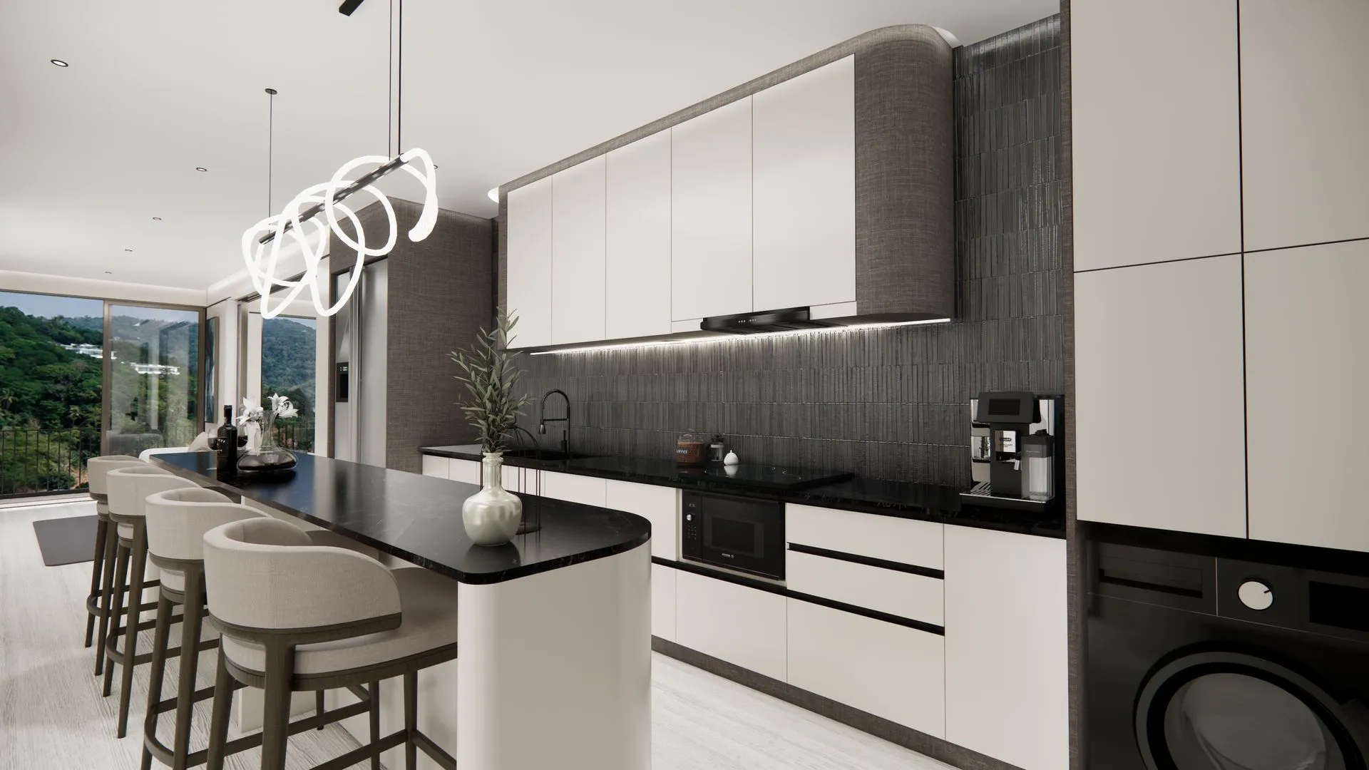 1-bedroom condo, 51 sqm