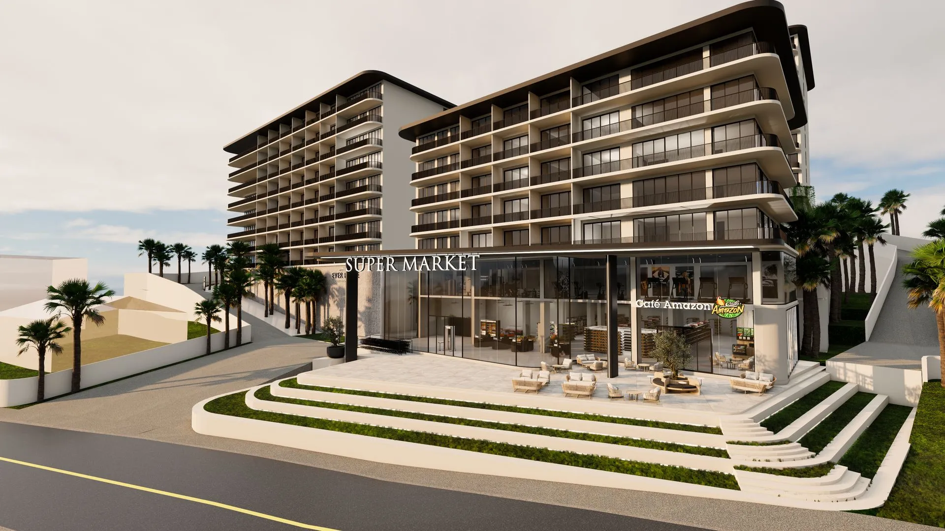 1-bedroom condo, 51 sqm
