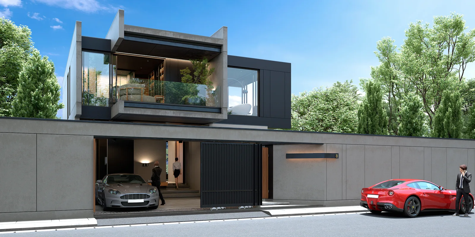 4-bedroom villa, 402 sqm