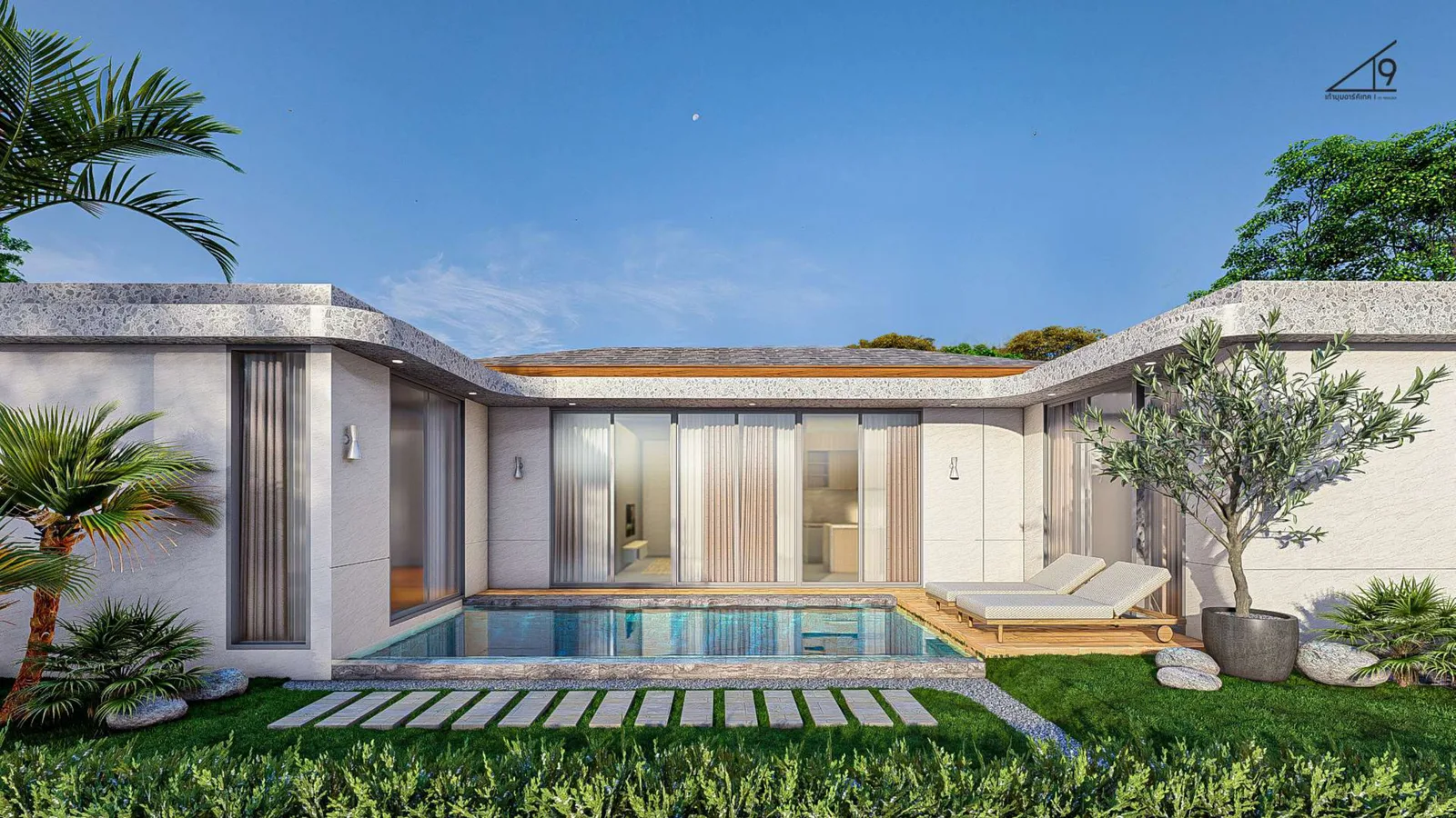 4-bedroom villa, 278 sqm