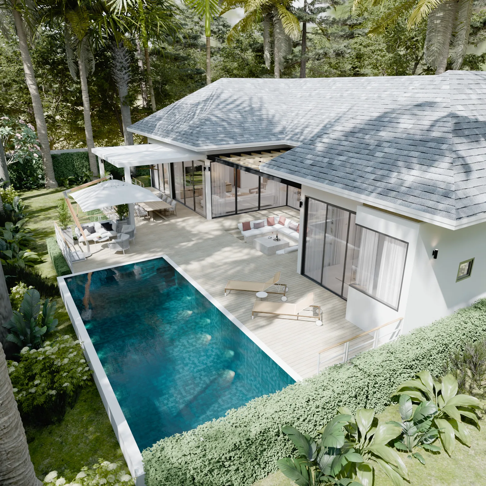 3-bedroom villa, 173 sqm