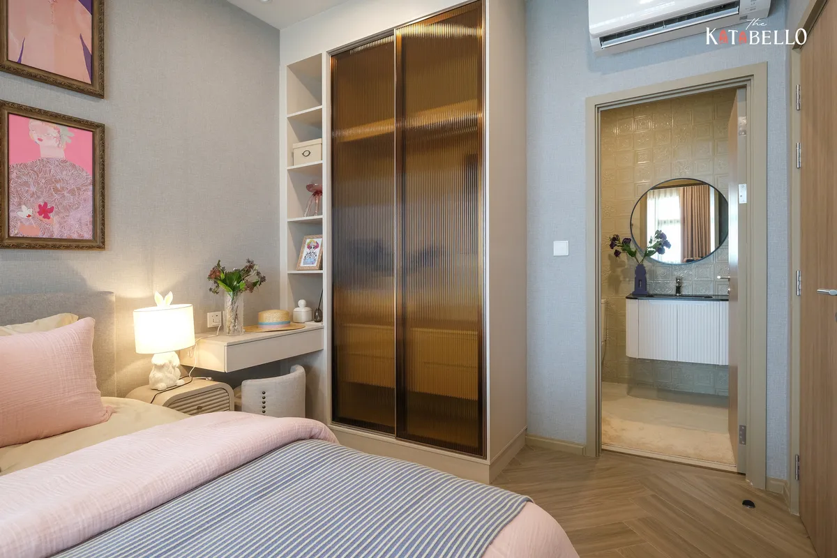 1-bedroom condo, 28 sqm