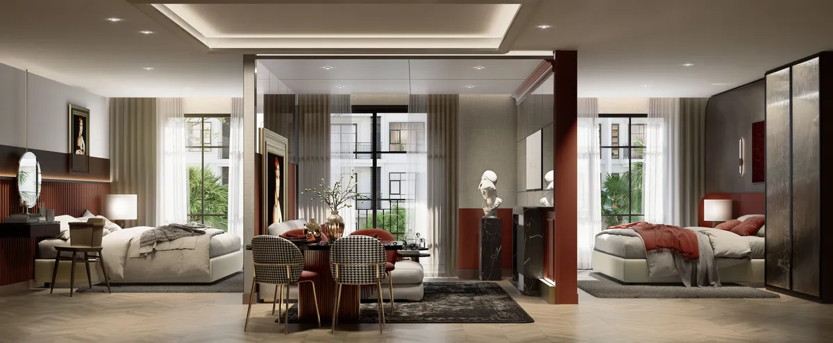 2-bedroom condo, 66 sqm