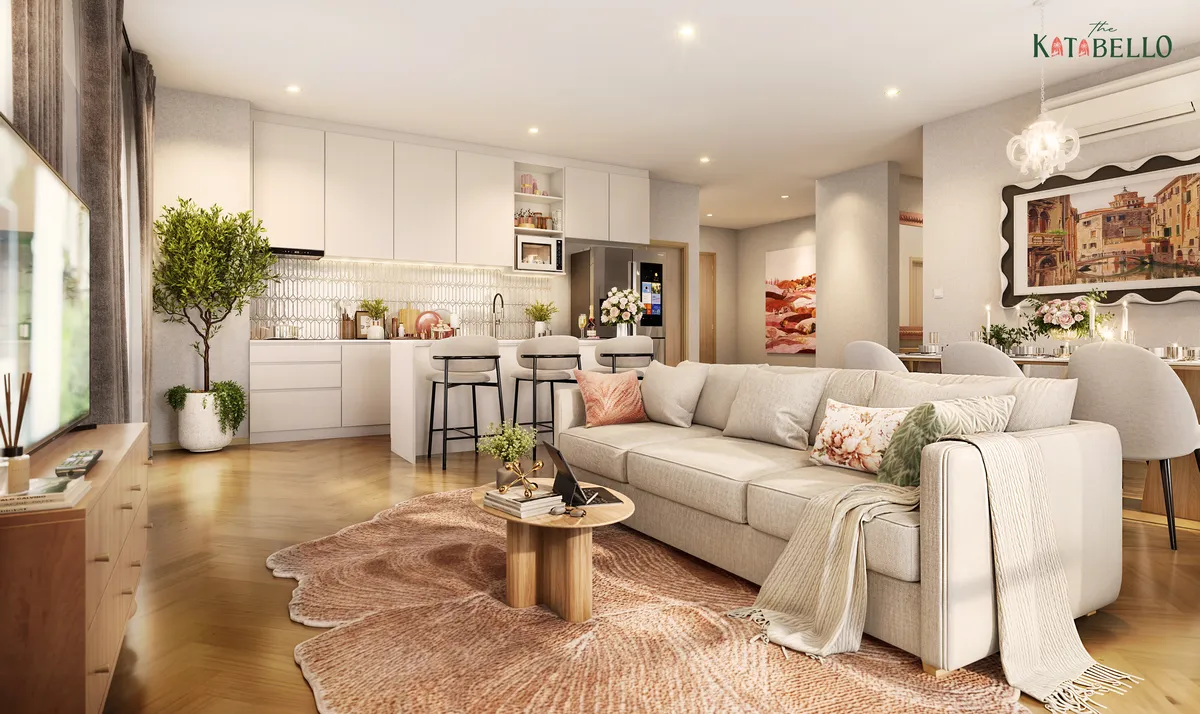 3-bedroom condo, 125 sqm