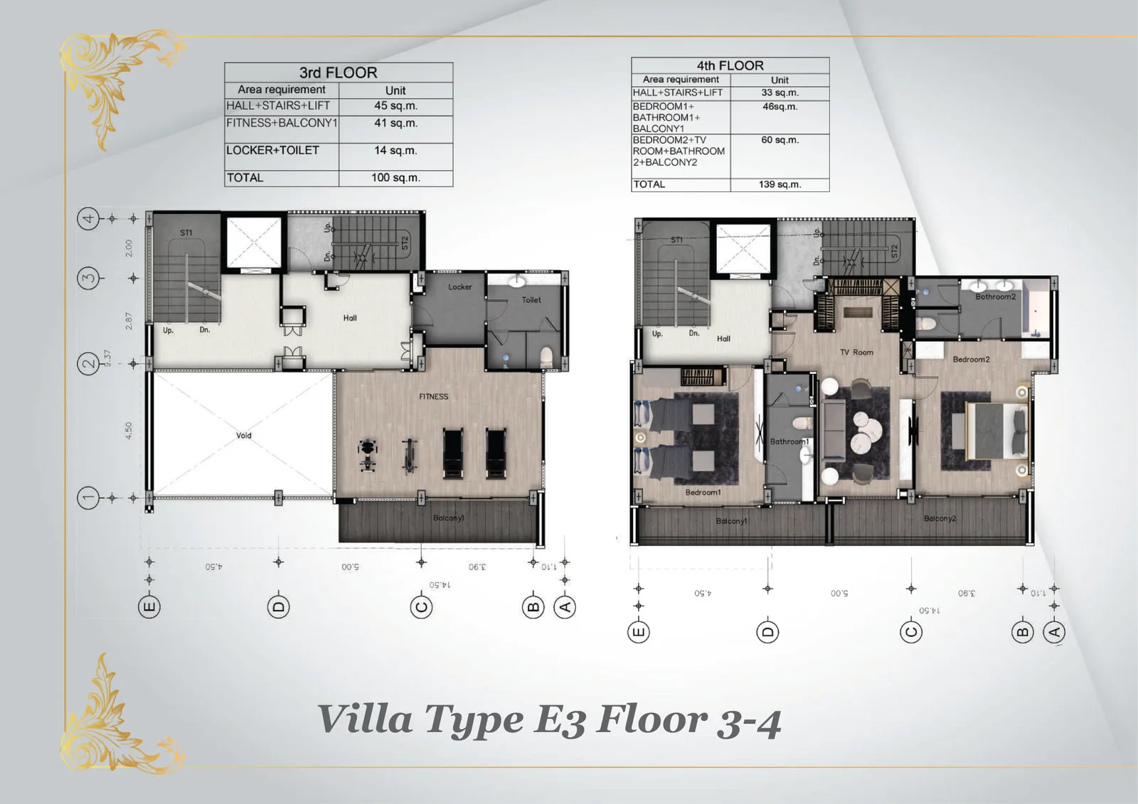 5-bedroom villa, 800 sqm