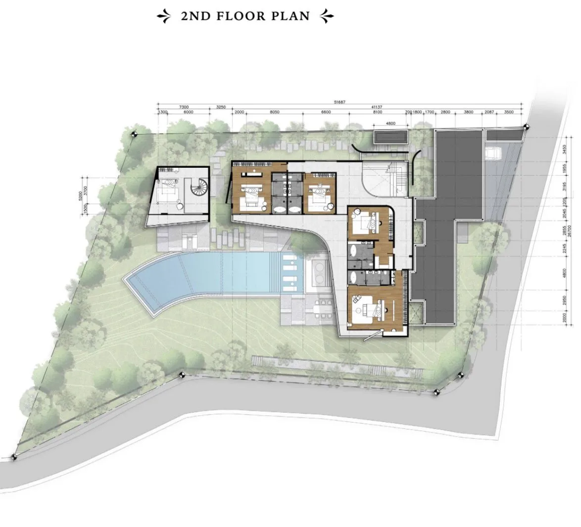 5-bedroom villa, 917 sqm