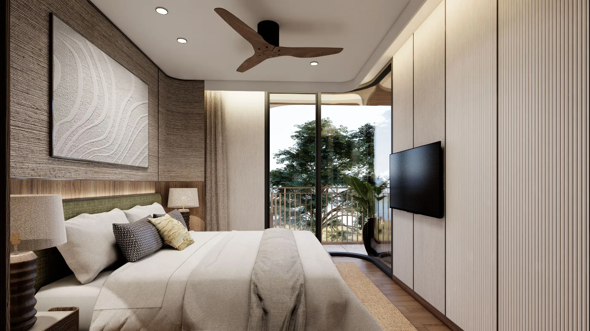 1-bedroom condo, 67 sqm