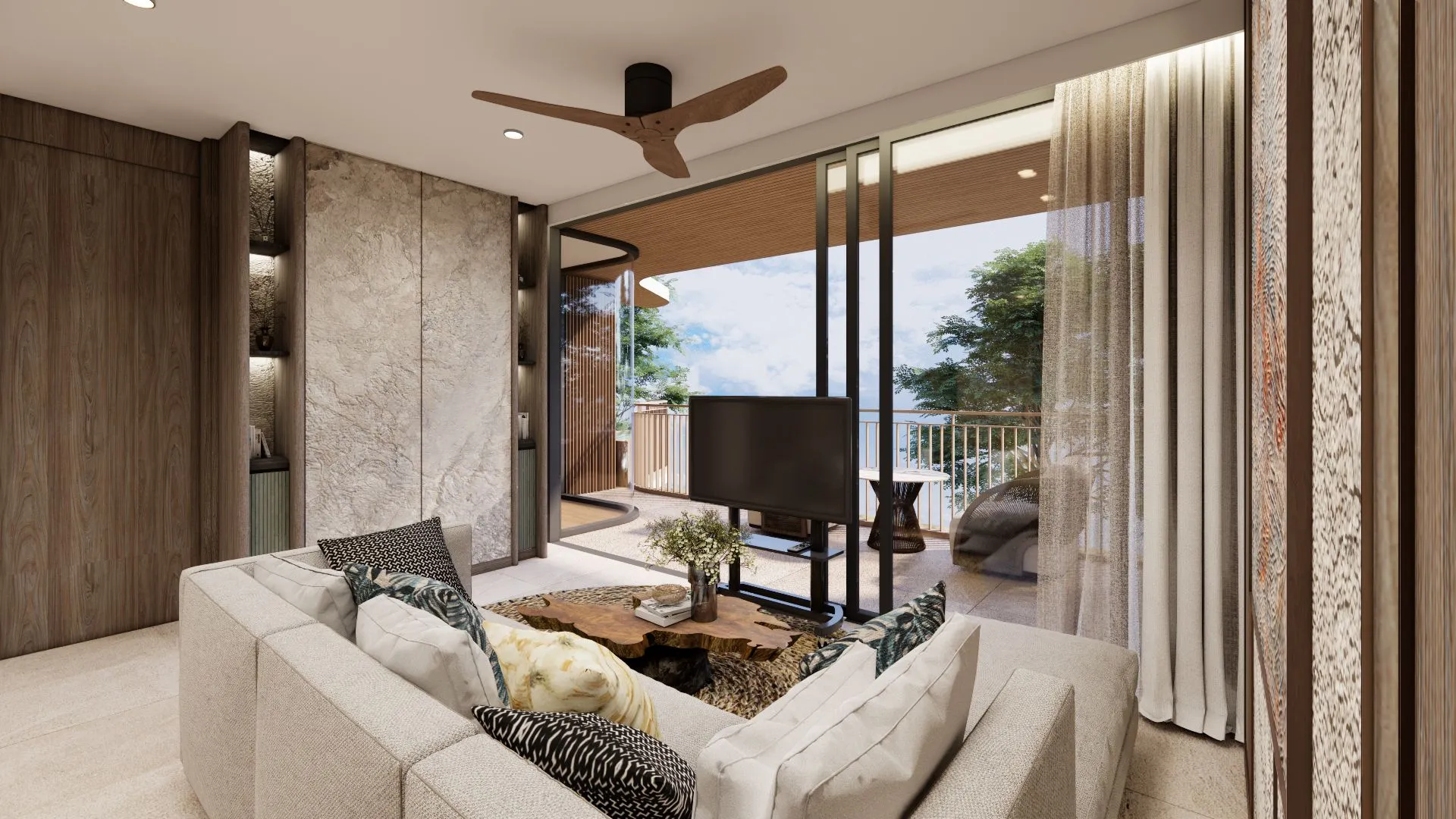 2-bedroom condo, 99 sqm