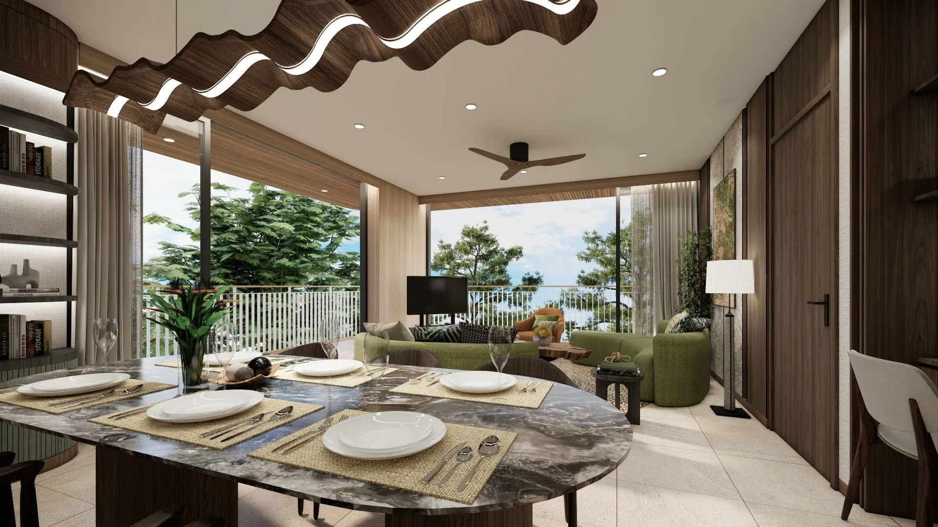 3-bedroom condo, 221 sqm