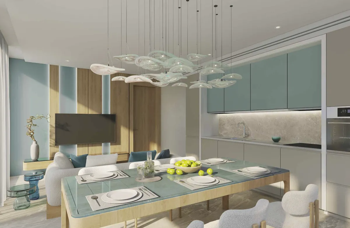 1-bedroom condo, 52 sqm