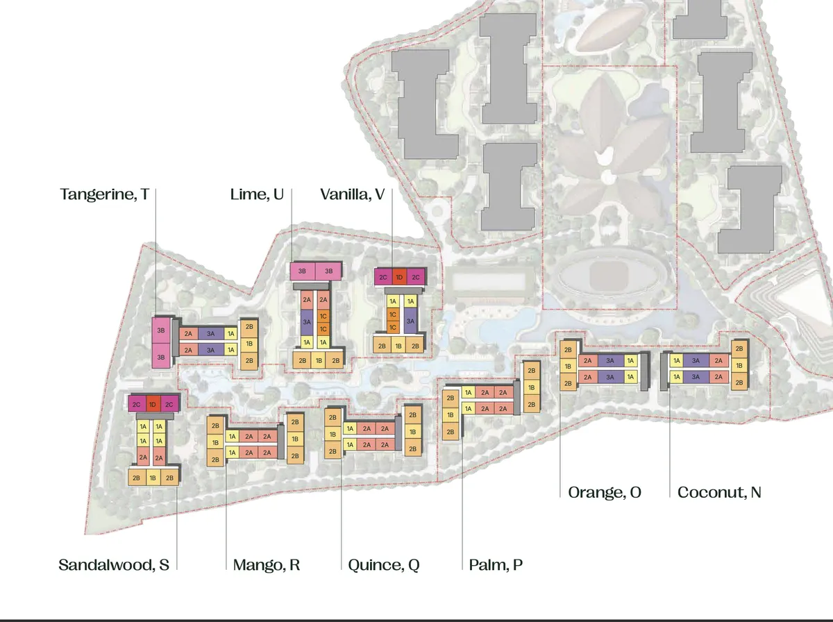 2-bedroom condo, 81 sqm