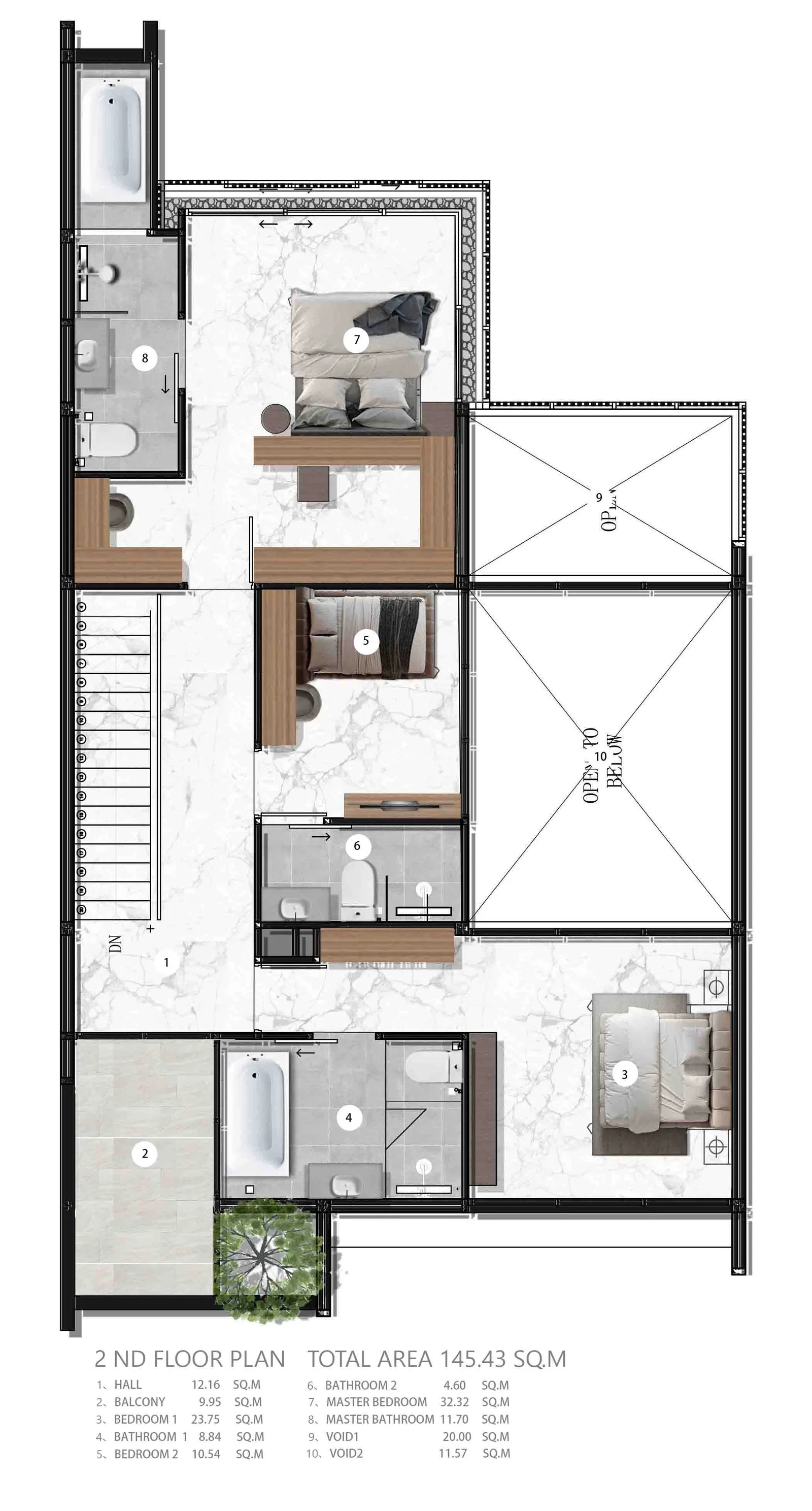 4-bedroom villa, 339 sqm