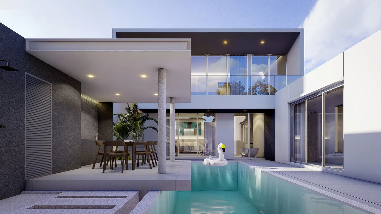 4-bedroom villa, 416 sqm