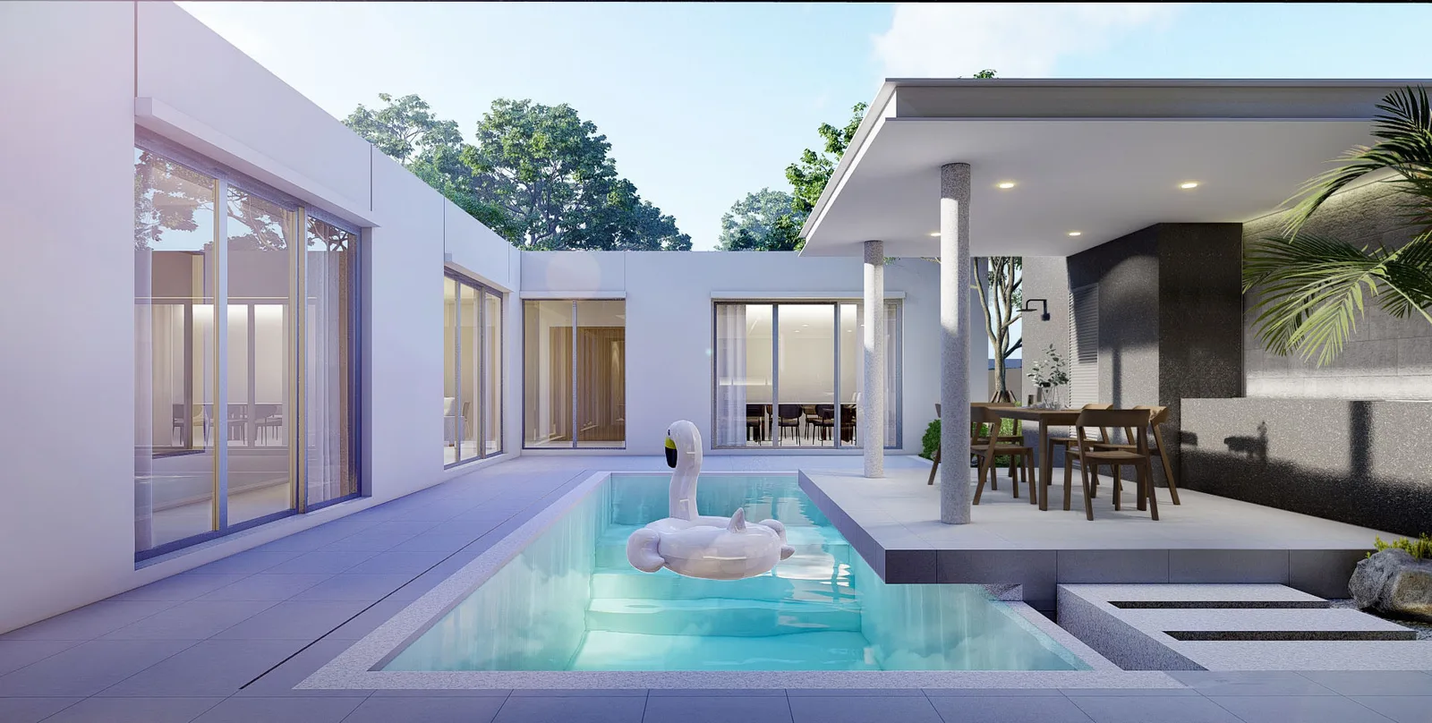 4-bedroom villa, 416 sqm