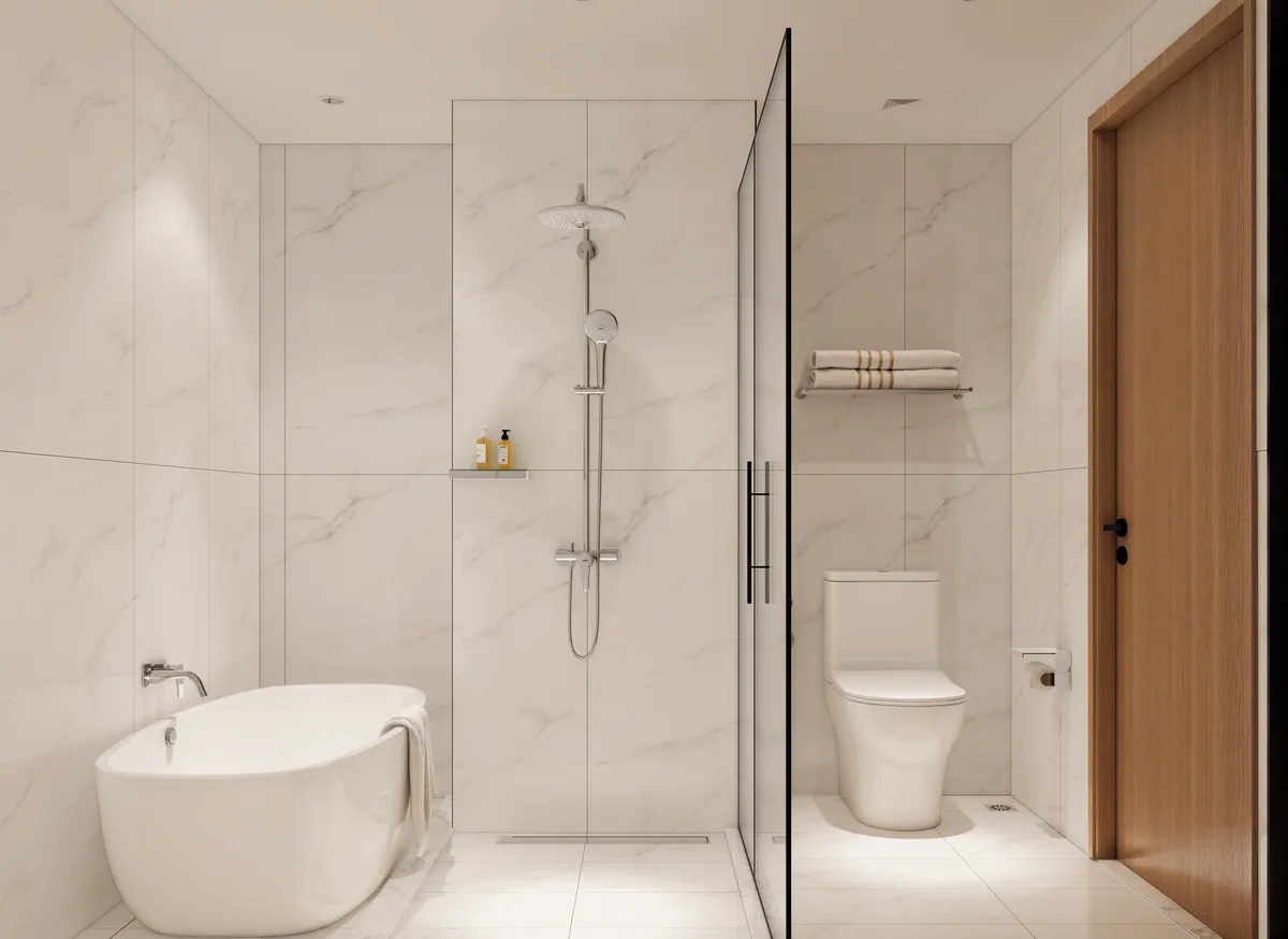 1-bedroom condo, 50 sqm