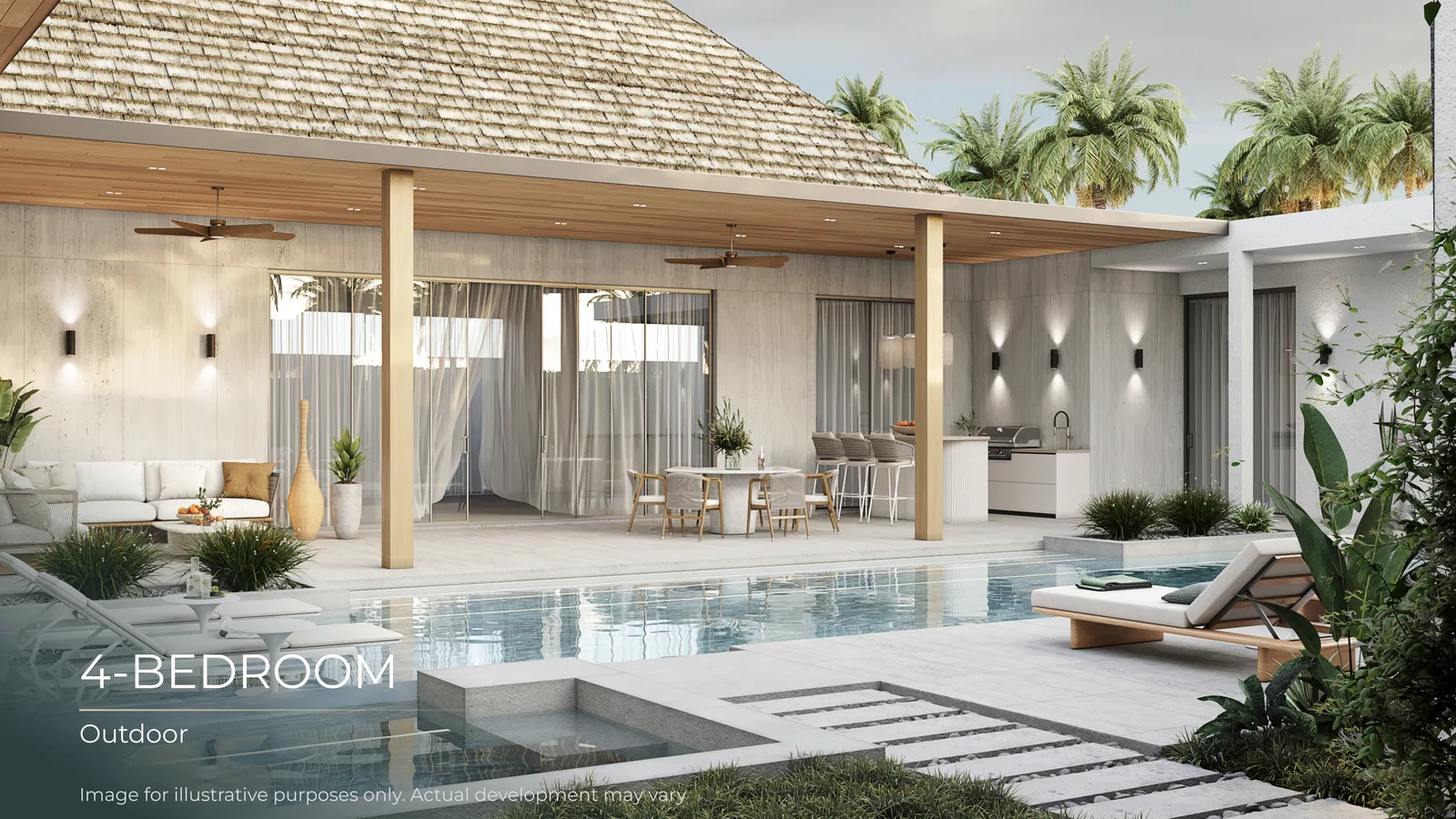 3-bedroom villa, 425 sqm