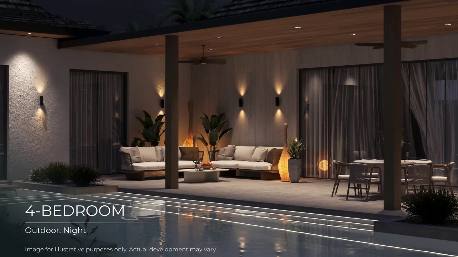 4-bedroom villa, 593 sqm