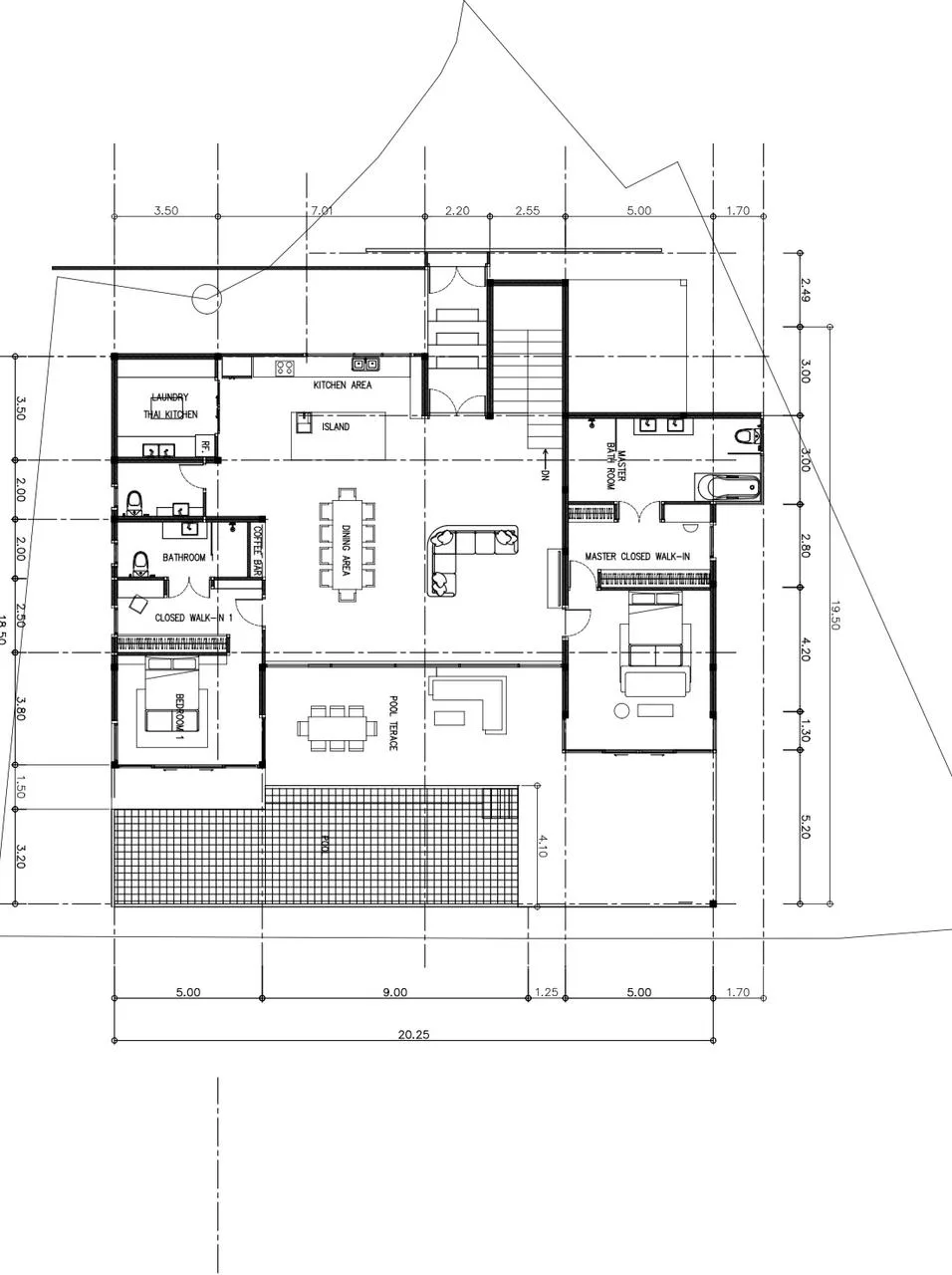 4-bedroom villa, 765 sqm