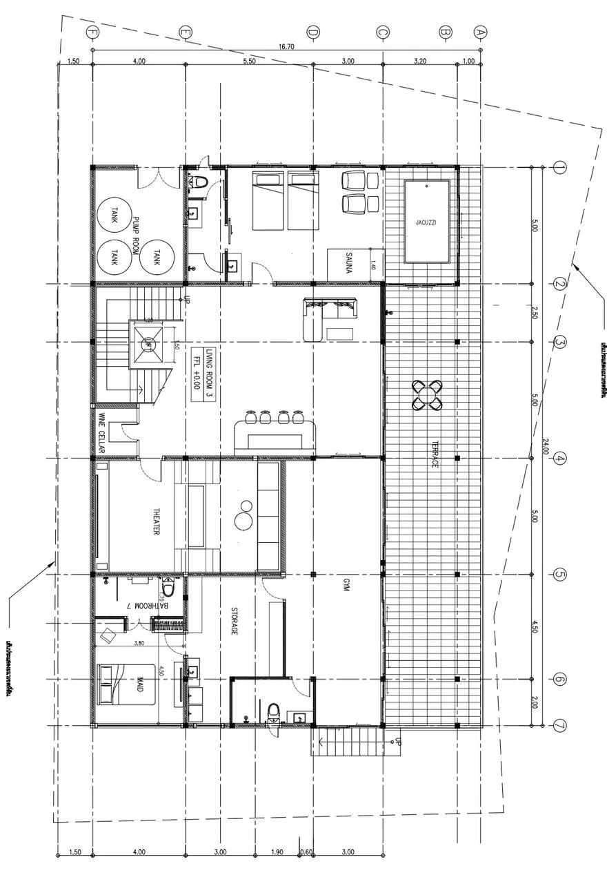 6-bedroom villa, 1450 sqm