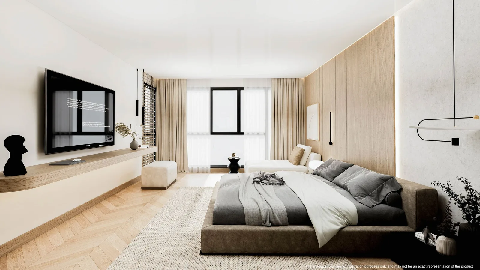 1-bedroom condo, 64 sqm