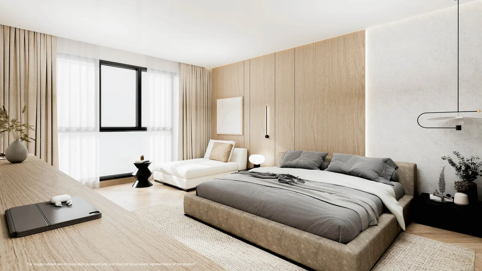 1-bedroom condo, 64 sqm
