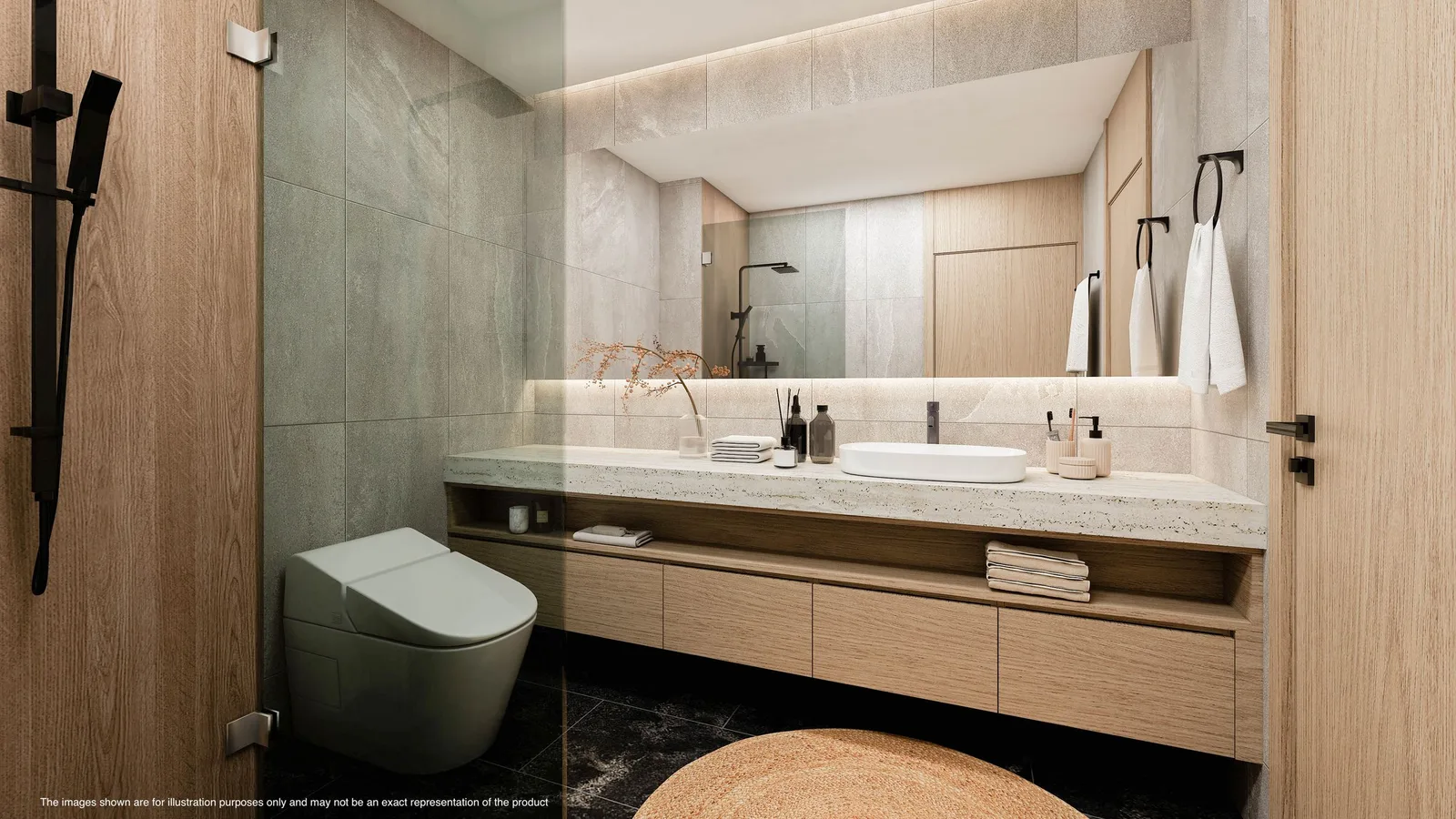 1-bedroom condo, 64 sqm