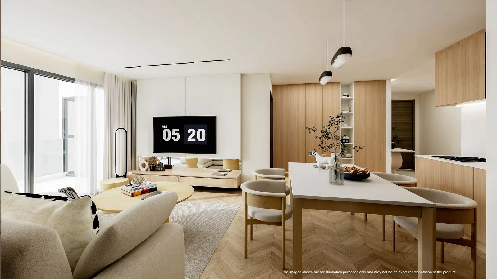 2-bedroom condo, 88 sqm