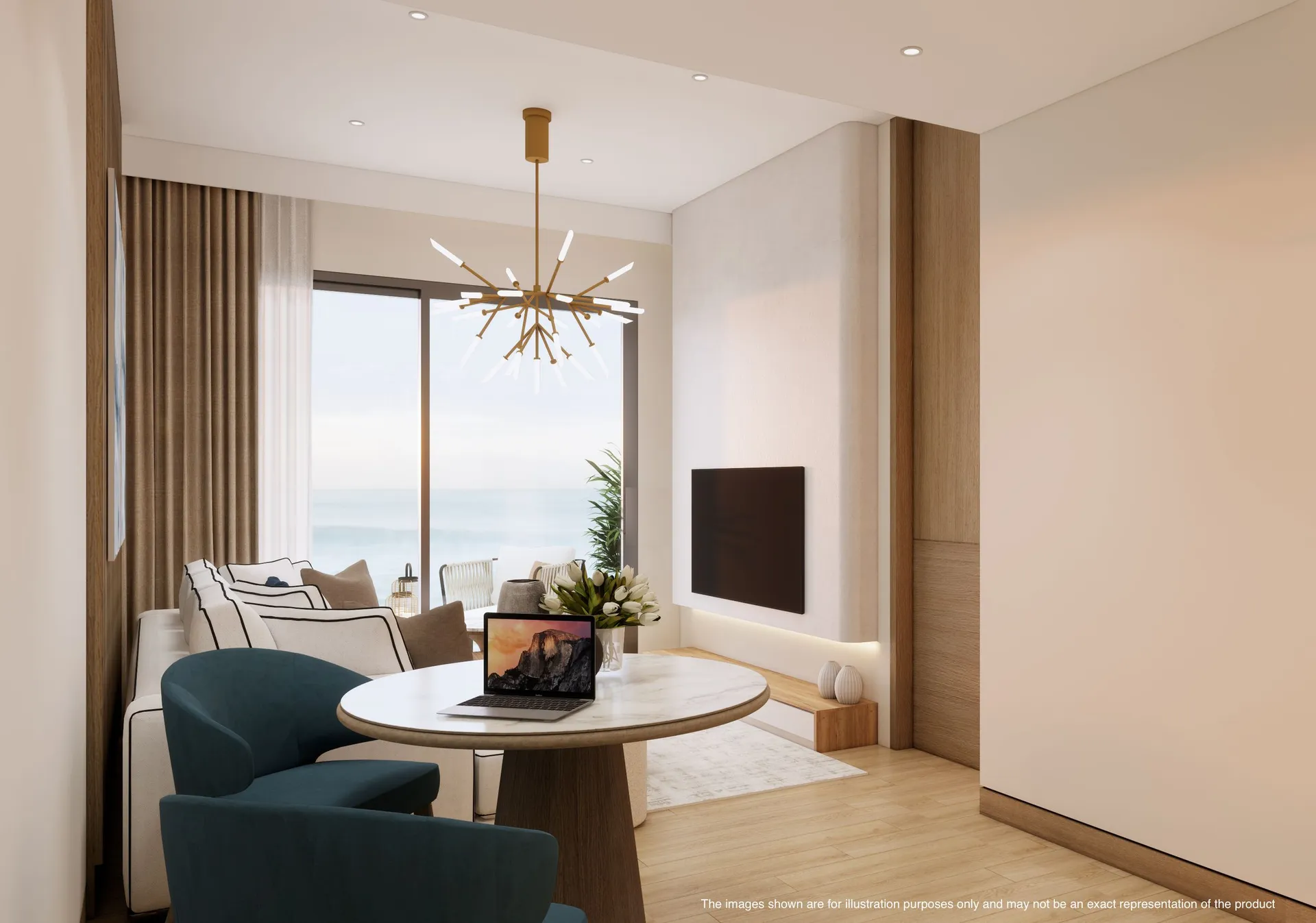 2-bedroom condo, 88 sqm