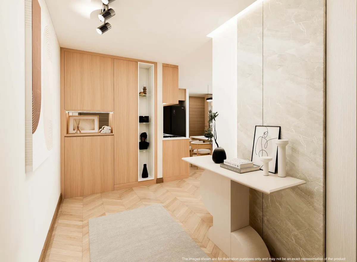 2-bedroom condo, 88 sqm