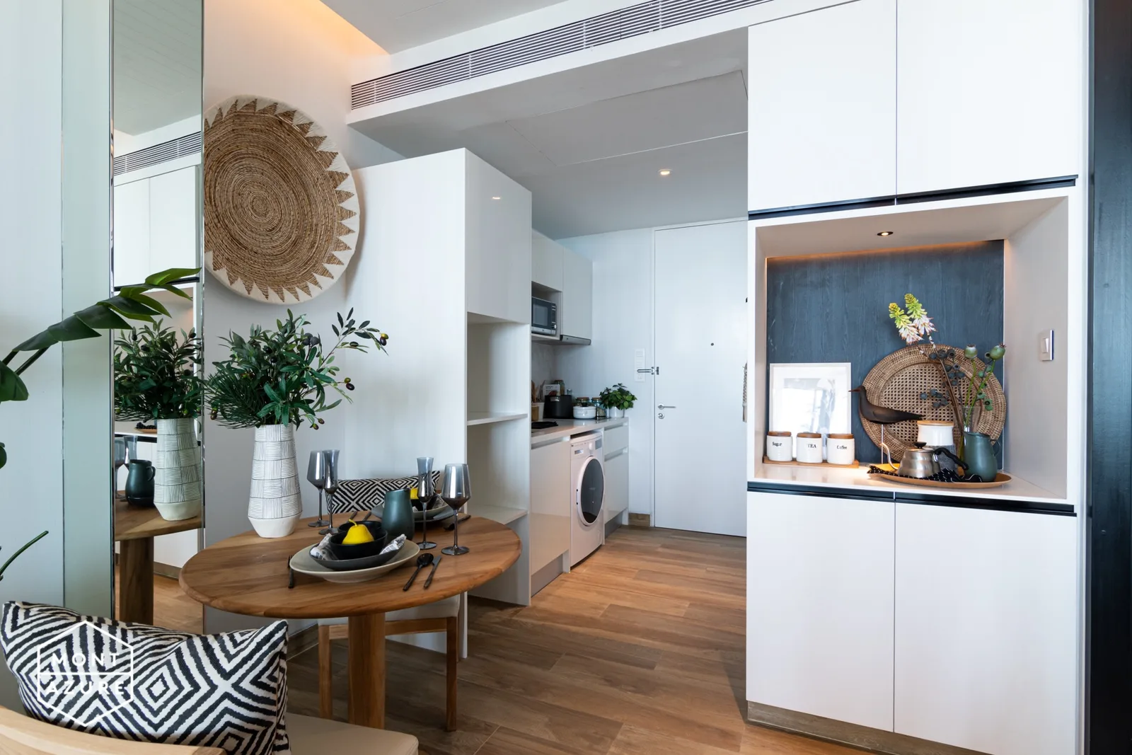 1-bedroom condo, 60 sqm
