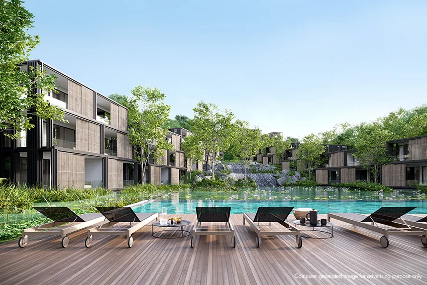 1-bedroom condo, 60 sqm