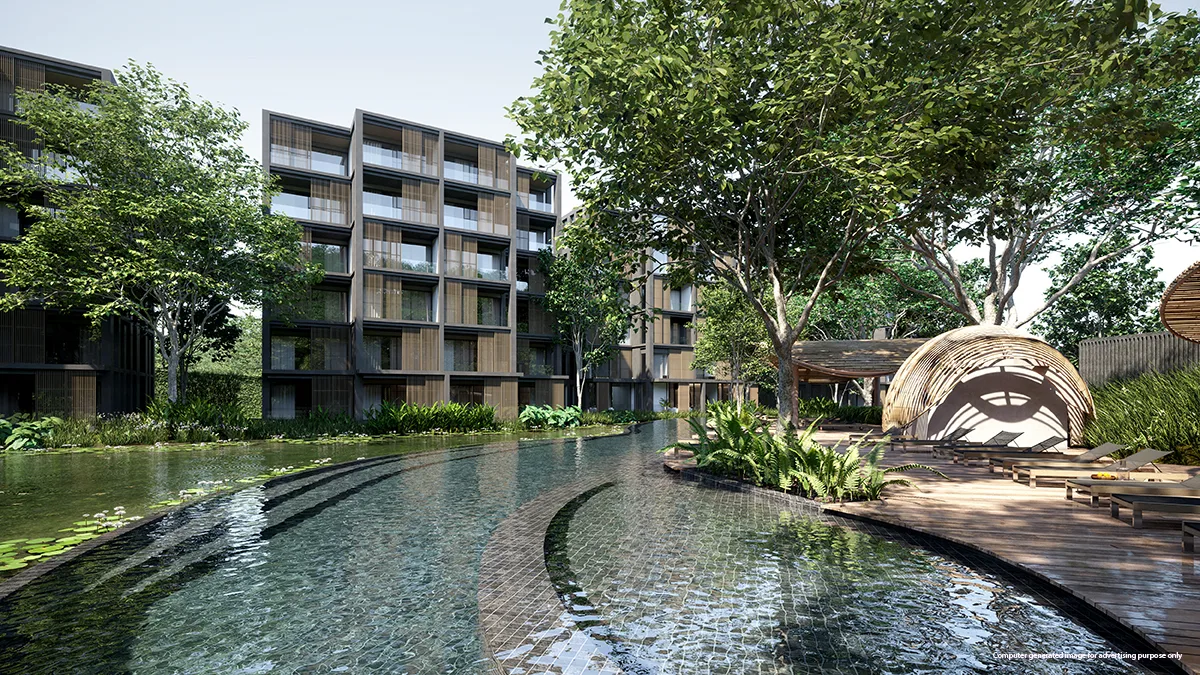 1-bedroom condo, 60 sqm