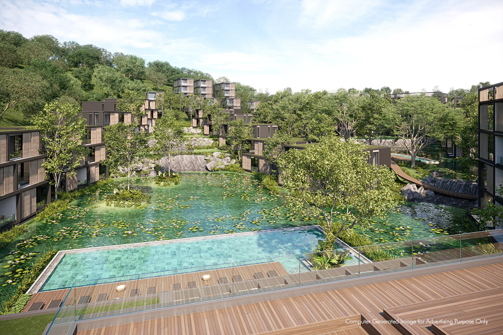 1-bedroom condo, 60 sqm