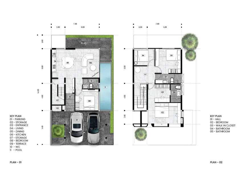 4-bedroom townhouse, 205 sqm