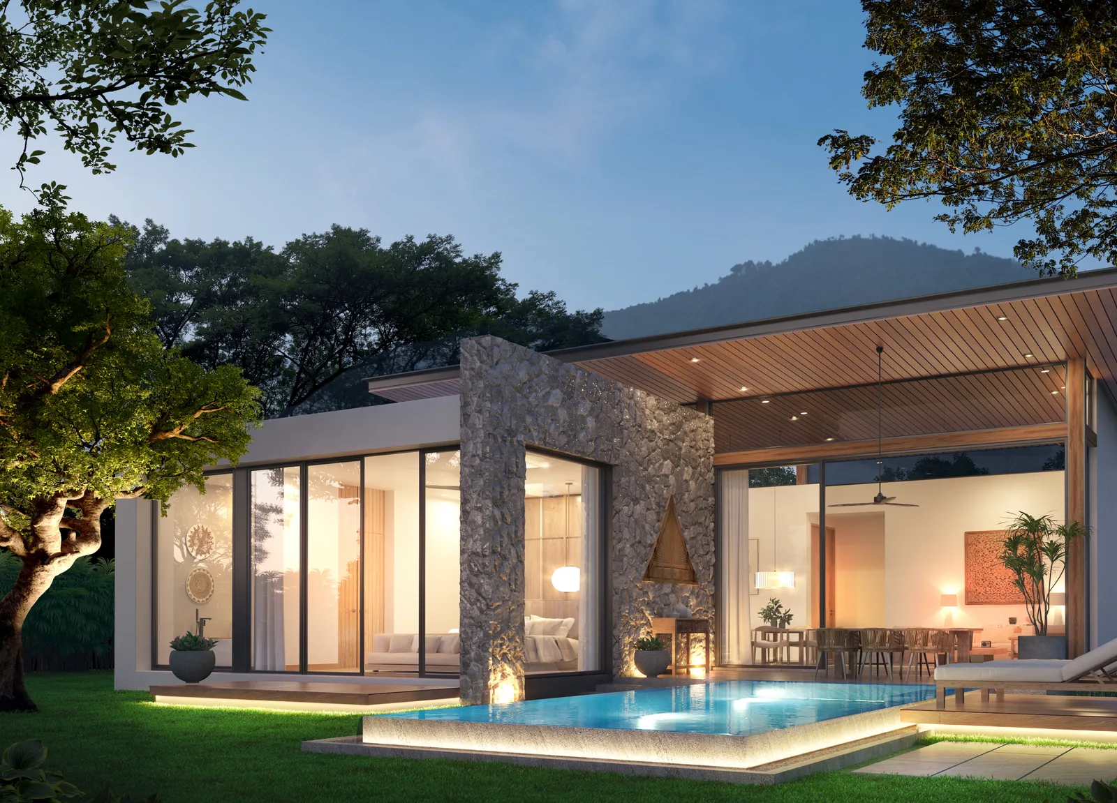 4-bedroom villa, 370 sqm