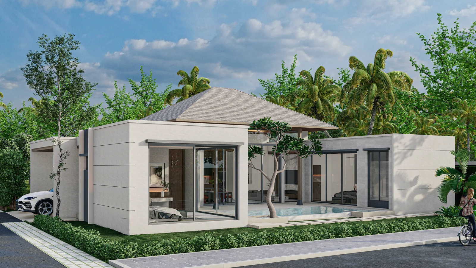 3-bedroom villa, 261 sqm