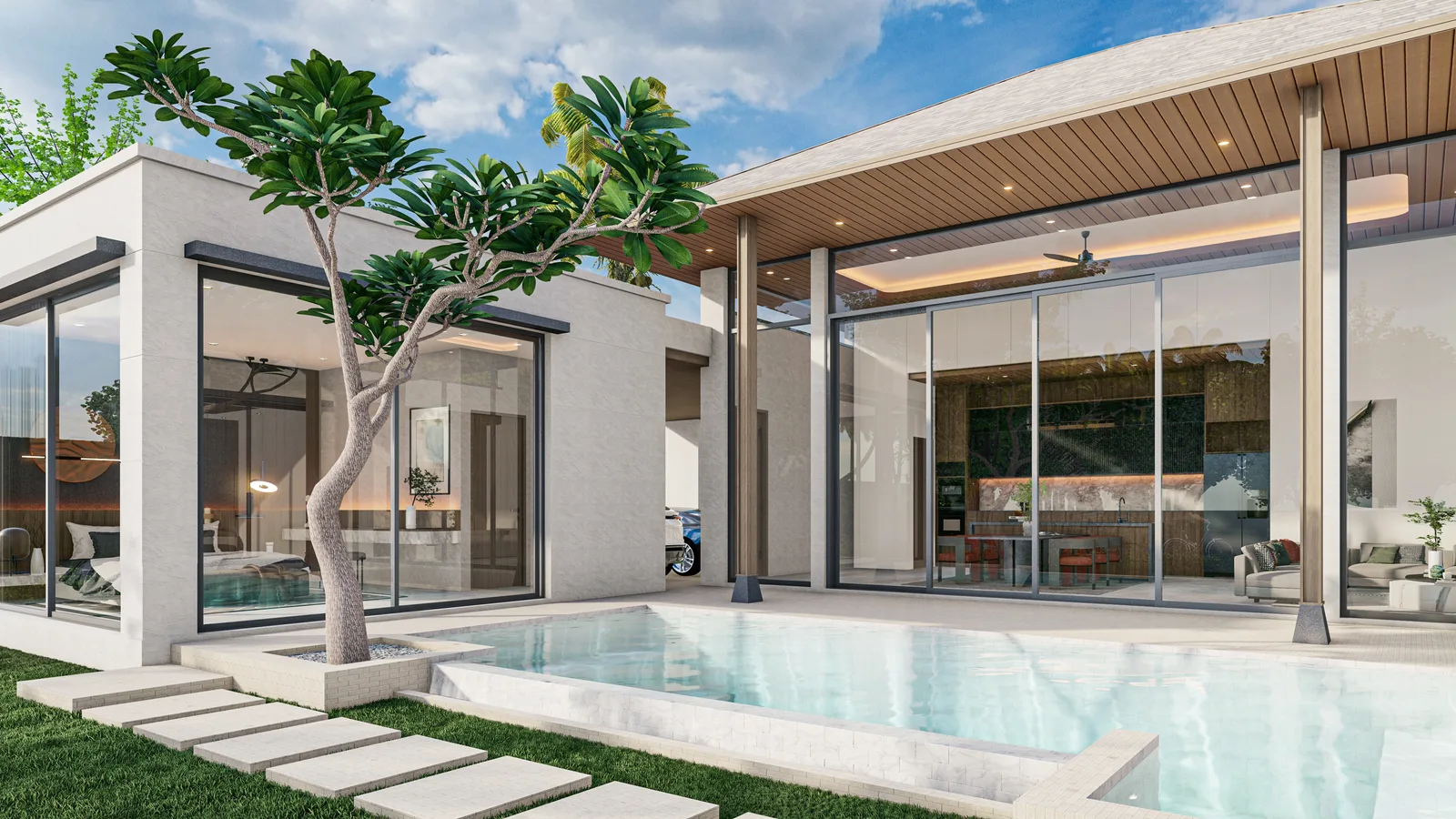3-bedroom villa, 261 sqm