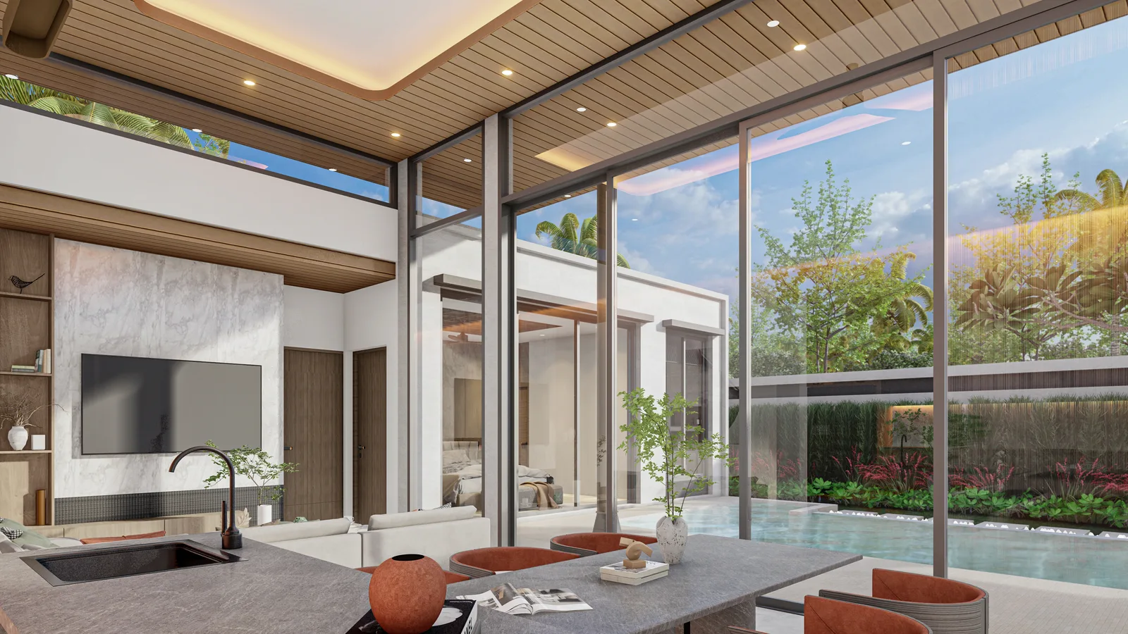 3-bedroom villa, 261 sqm