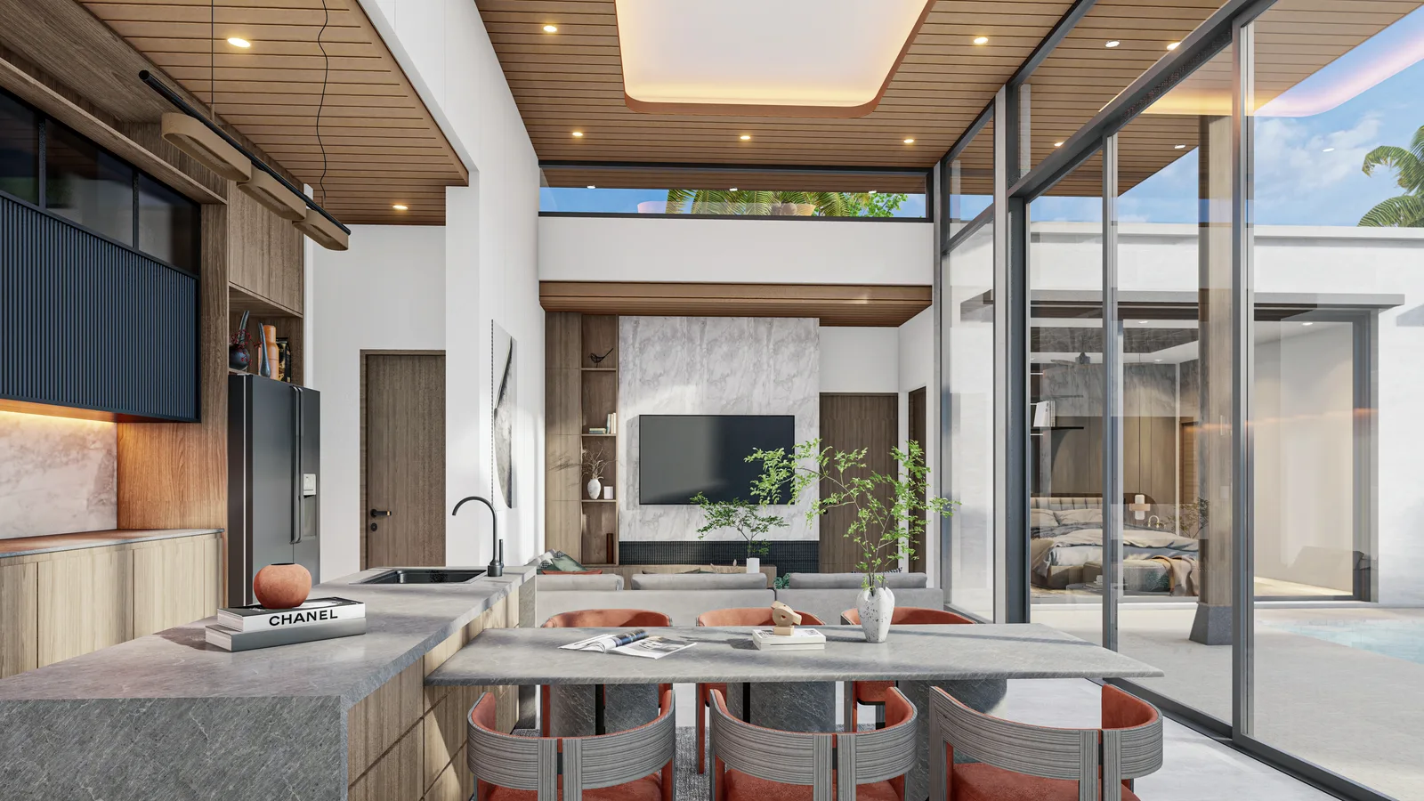4-bedroom villa, 319 sqm