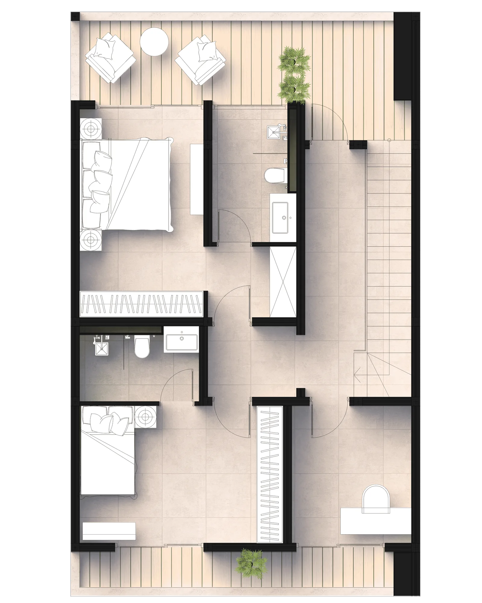 3-bedroom villa, 372 sqm