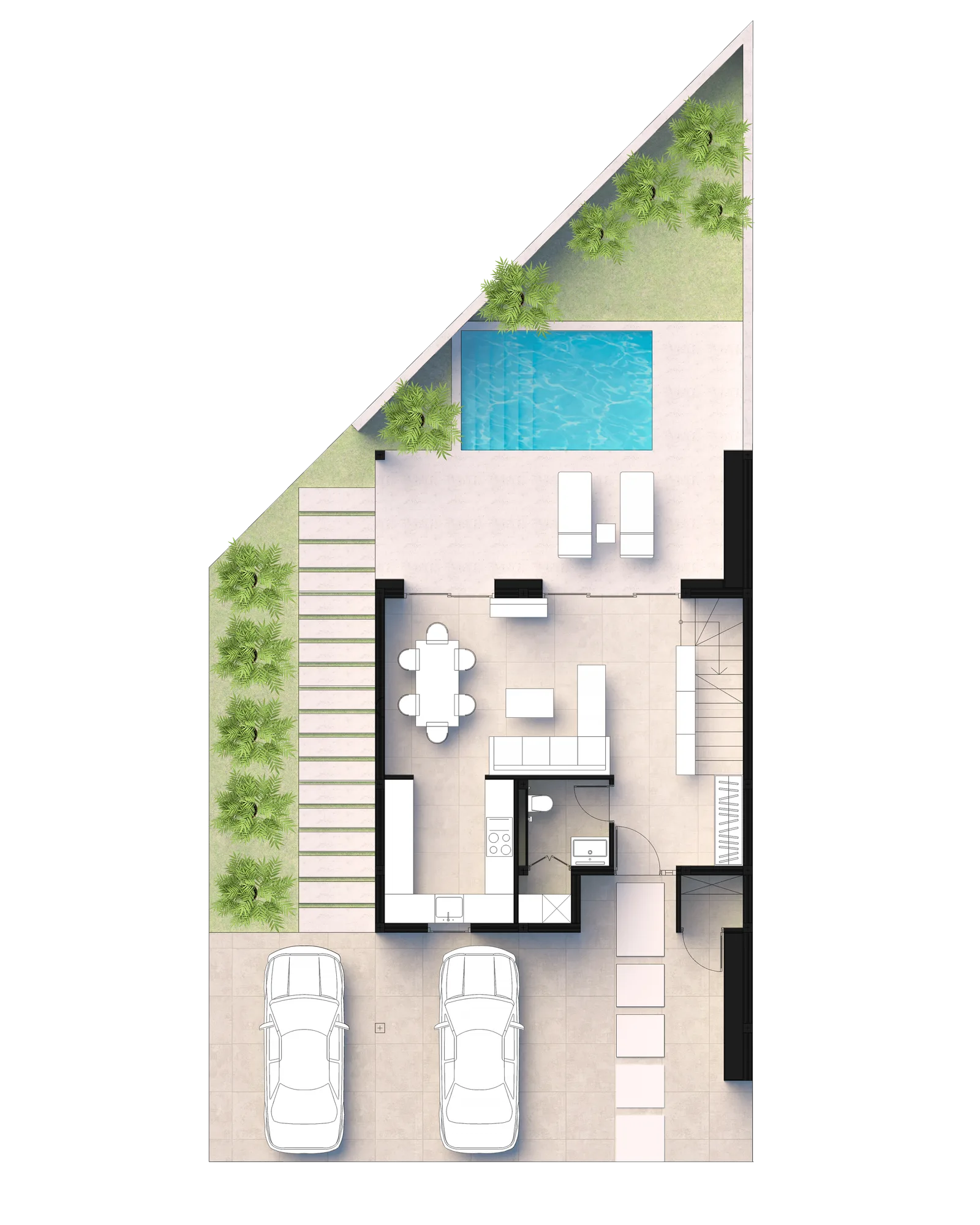 3-bedroom villa, 372 sqm