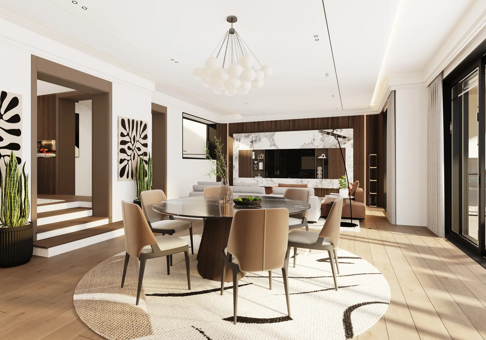 4-bedroom villa, 444 sqm