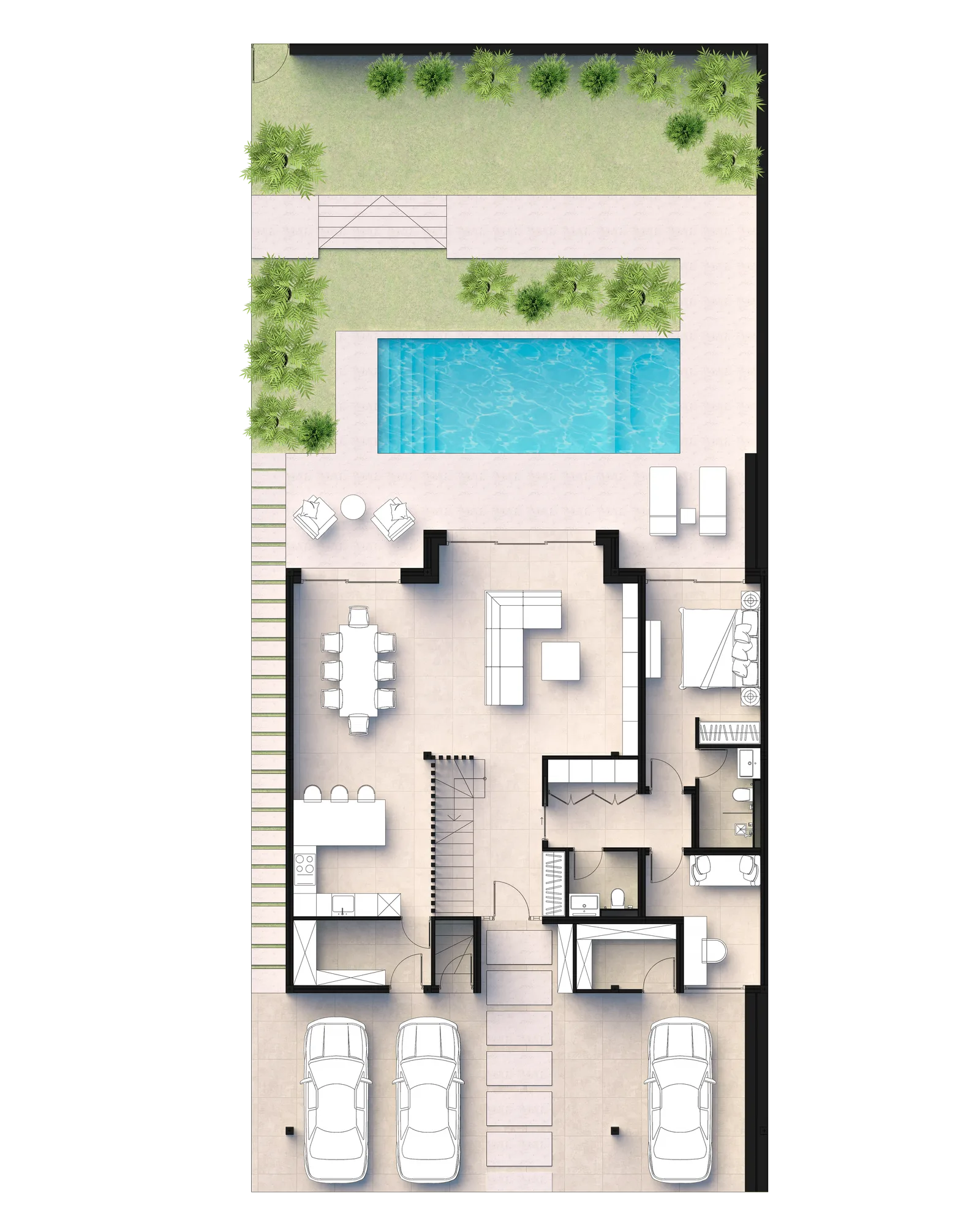 5-bedroom villa, 633 sqm