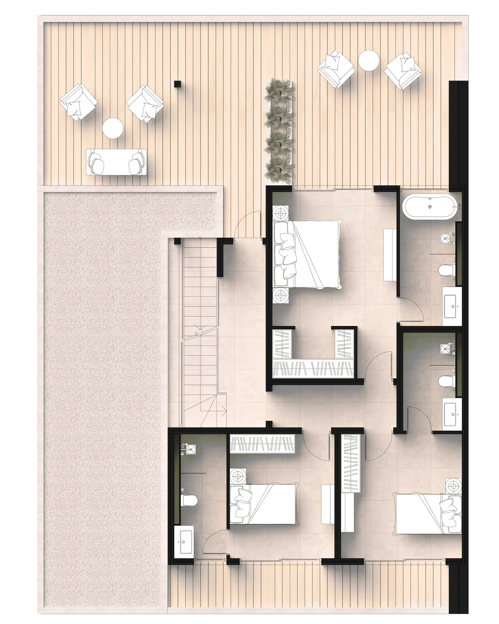 5-bedroom villa, 633 sqm