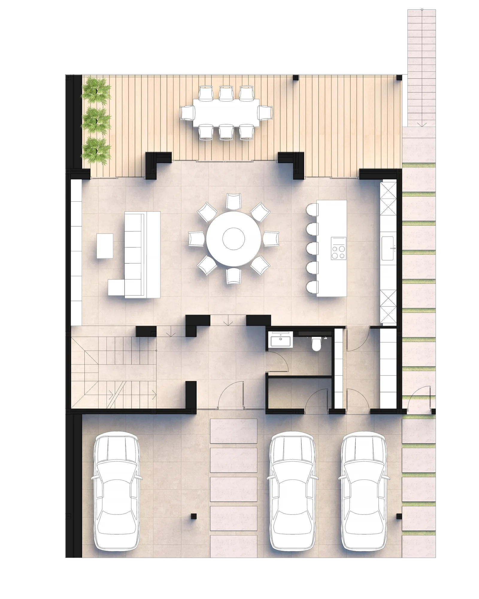 6-bedroom villa, 615 sqm