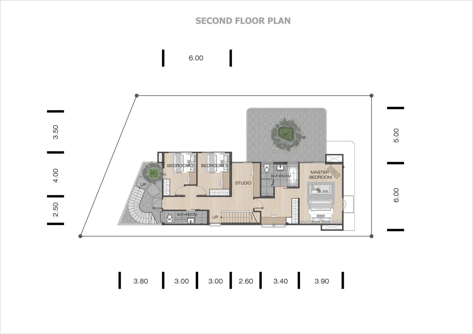 4-bedroom villa, 390 sqm