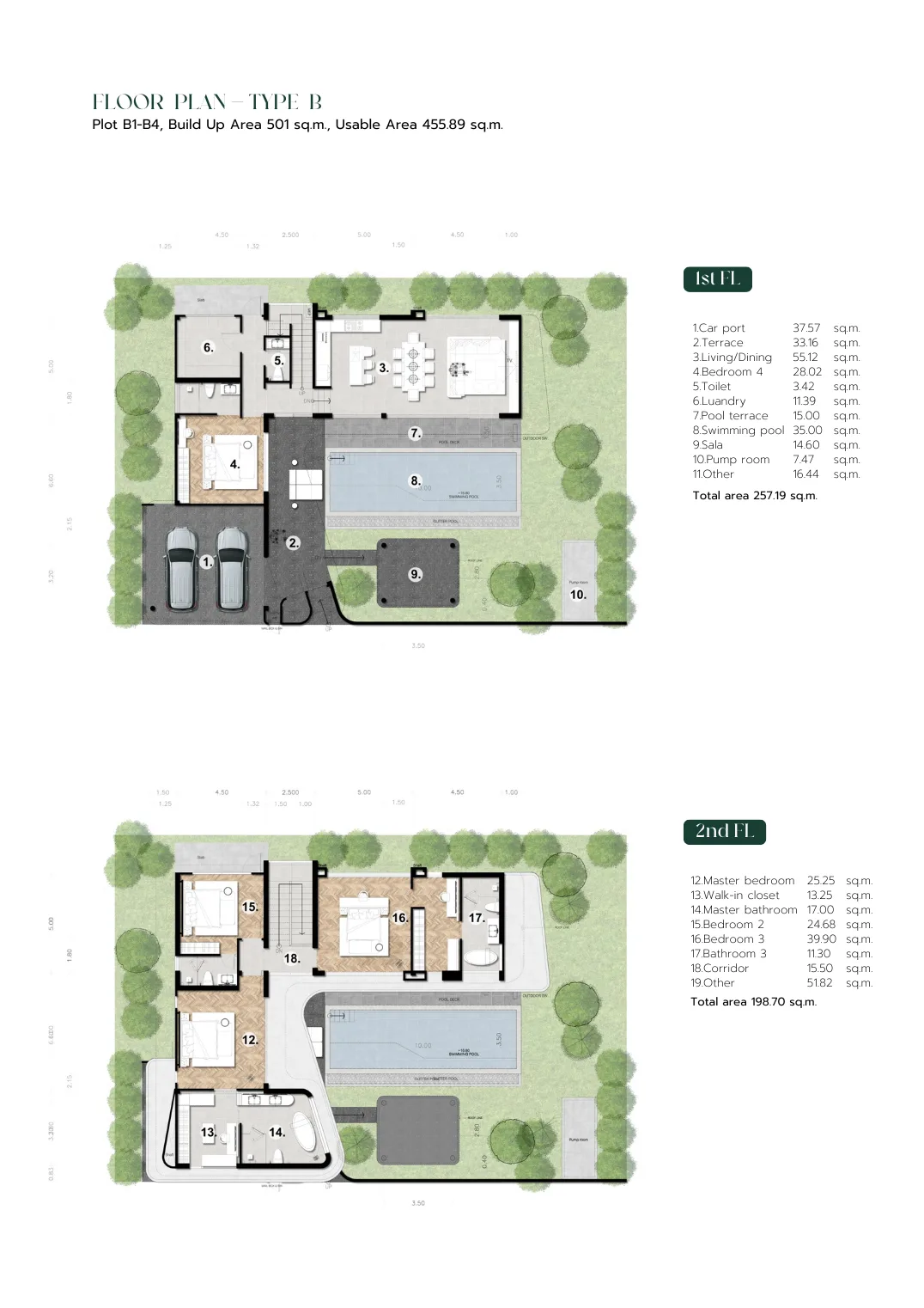 5-bedroom villa, 631 sqm