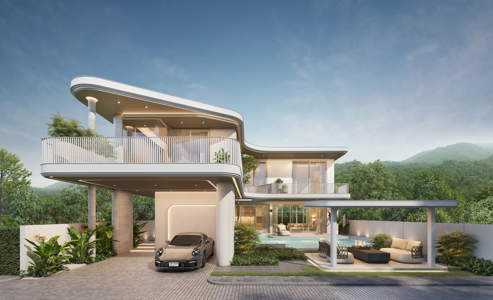 3-bedroom villa, 409 sqm